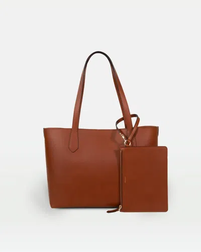 Modher Women's Elba Medium Structured Tote Bag In Golden Brown
