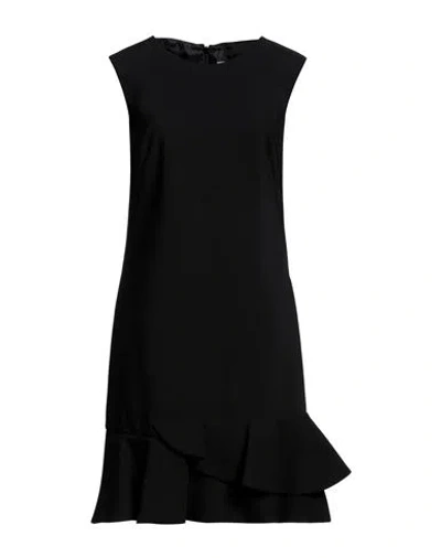 Modigliani  Les Femmes Modigliani Les Femmes Woman Midi Dress Black Size 6 Polyester, Elastane