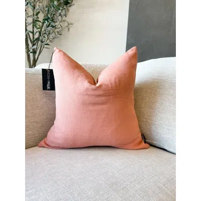 Modish Decor Pillows Coral Dust Cover In Pink
