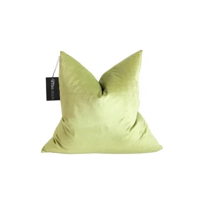Modish Decor Pillows Velvet Pillow Cover In Key Lime