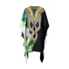 Modistas Women's Black / White Yin N Yang Mini Kaftan In Black/white