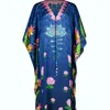 Modistas Women's Blue Unalome Mini Azure Kaftan In Blue