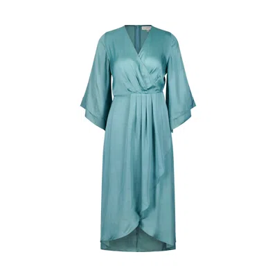Modistas Women's Green Protea Teal Dress