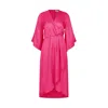 Modistas Women's Pink / Purple Protea Fushia Pink Dress In Pink/purple