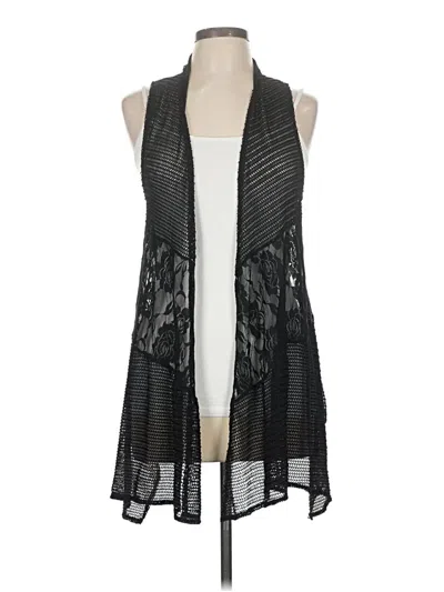 Pre-owned Mod'land Paris Cardigan Sweater In Black