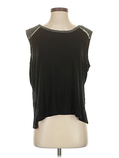 Pre-owned Mod'land Paris Sleeveless T-shirt In Black