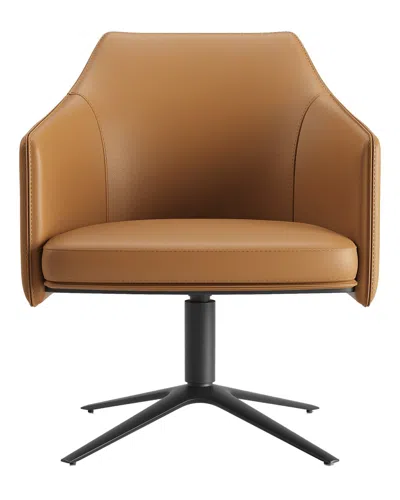 Modloft Clayton Accent Chair In Brown