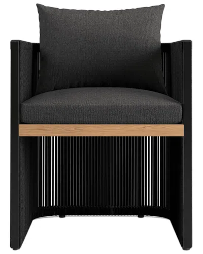 Modloft Clifton Indoor/outdoor Dining Chair In Grey