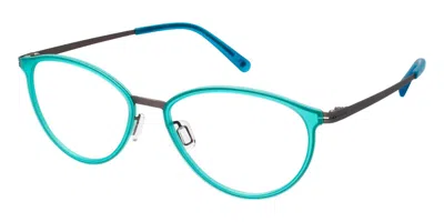 Modo 4048 Aqua Women's Glasses Blue Size 52 - Free Lenses - Blue Light Block Available In Multi