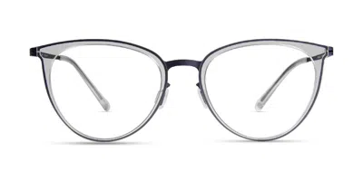 Modo 4088 Shiny Crystal/dark Purple Women's Glasses Purple Size 52 - Free Lenses - Blue Light Block Avail In Silver