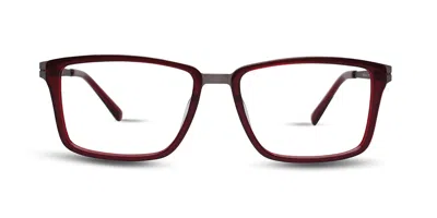 Modo 4504 Burgundy Men's Glasses Burgundy Size 52 - Free Lenses - Blue Light Block Available In Multi
