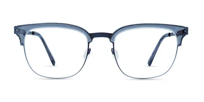 Modo 4519 Blue Crystal Men's Glasses Blue Size 51 - Free Lenses - Blue Light Block Available