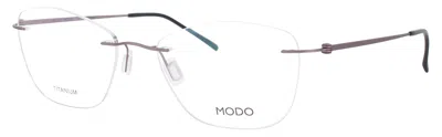 Modo 4601 Titanium Eyeglasses Frame, 54-18-142, Case Included In Pur00 - Purple / Demo