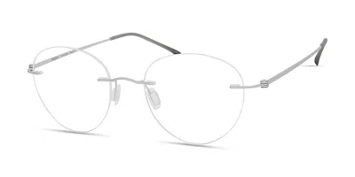 Modo 4604 Silver Men's Glasses Silver Size 50 - Free Lenses - Blue Light Block Available In Metallic