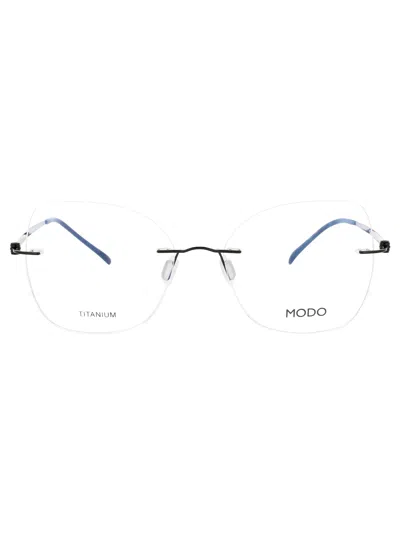 Modo 4609 Eyeglasses In Shiny Black - Demo