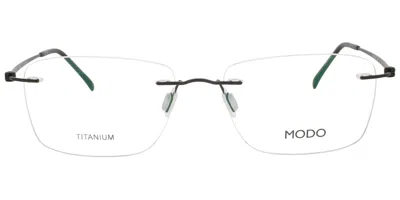 Modo 4628 Smk00 Men's Glasses Grey Size 52 - Free Lenses - Blue Light Block Available In Metallic