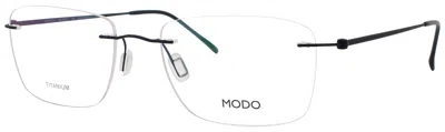 Modo 4632 Unisex Titanium Eyeglasses 58-20-147 In Dnavy - Dark Navy / Demo