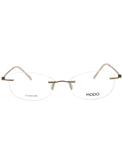 Modo 4638 Eyeglasses In Rgold - Rose Gold - Demo