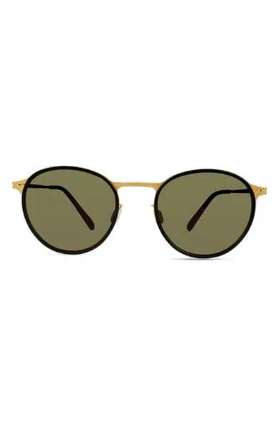 Modo 50mm Round Sunglasses In Black