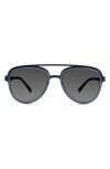 Modo 54mm Aviator Sunglasses In Blue