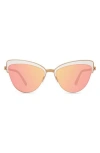 Modo 56mm Cat Eye Sunglasses In Nude