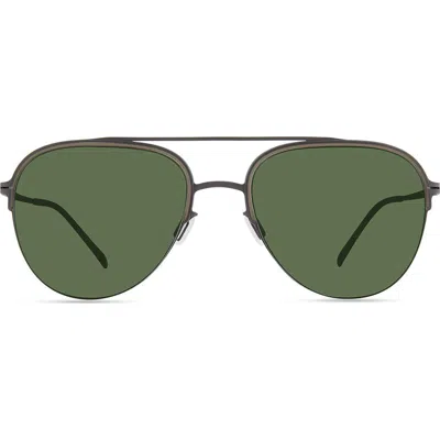 Modo Aviator Sunglasses In Green