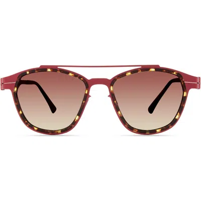 Modo Browline Sunglasses In Metallic