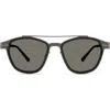 Modo Browline Sunglasses In Black