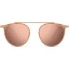 Modo Browline Sunglasses In Gold