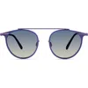 Modo Browline Sunglasses In Purple