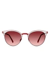 Modo Cat Eye Sunglasses In Burgundy