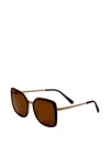 Modo Geometric-frame Sunglasses In Brown