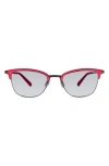 Modo Half Rim Sunglasses In Pink