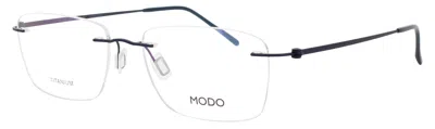 Modo Men's 4628 Titanium Eyeglasses 52-16-145 In Dnavy - Dark Navy / Demo