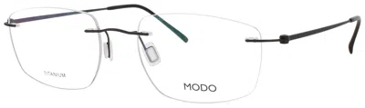 Modo Men's Metal Eyeglasses 4635 Frame 54-19-145 With Case In Smk00 - Smoke / Demo