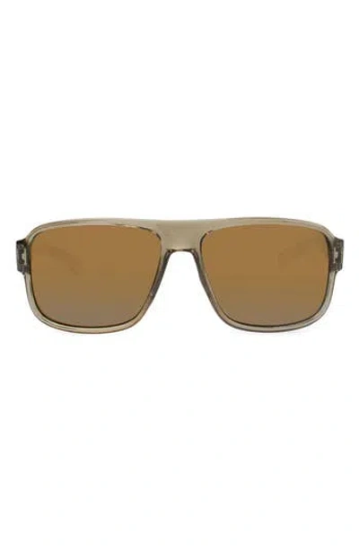 Modo Monza 60mm Square Sunglasses In Green