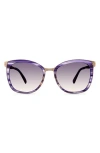 Modo Round Sunglasses In Purple