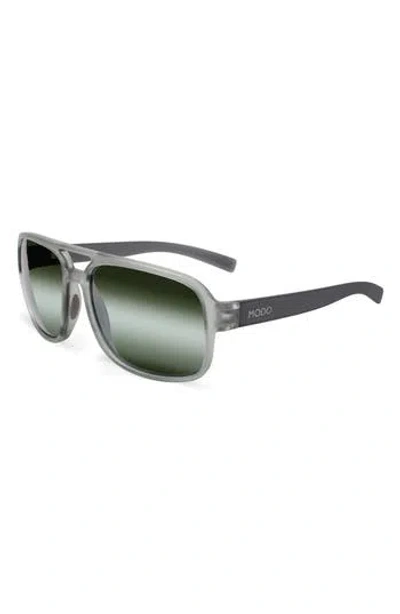 Modo Sakhir Square Sunglasses, 58mm In Gray
