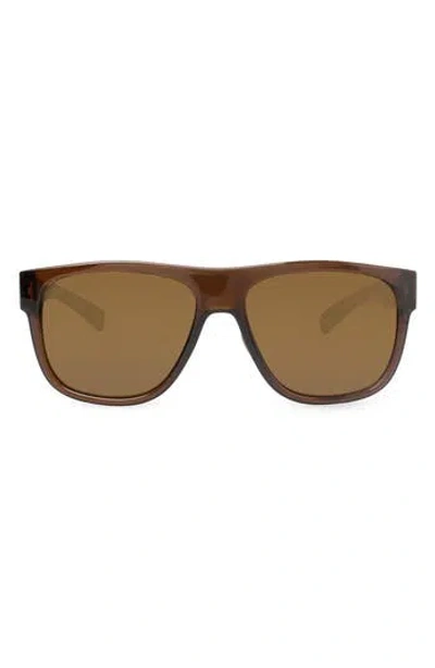Modo Silverstone 57mm Square Sunglasses In Brown