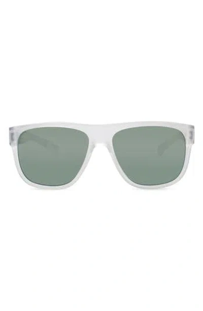 Modo Silverstone 57mm Square Sunglasses In White