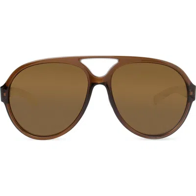 Modo Spa 59mm Pilot Sunglasses In Brown