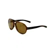 Modo Unisex 59mm Brown Sunglasses In Brown