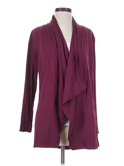 Pre-owned Mod-o-doc Cardigan Sweater In Burgundy