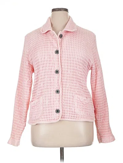 Pre-owned Mod-o-doc Cardigan Sweater In Pink