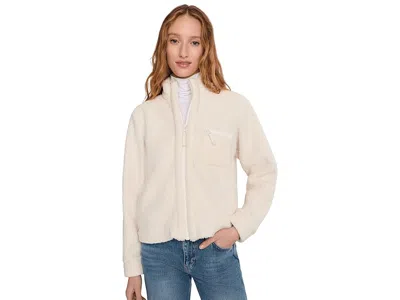 Mod-o-doc Cozy Sherpa Jacket In White