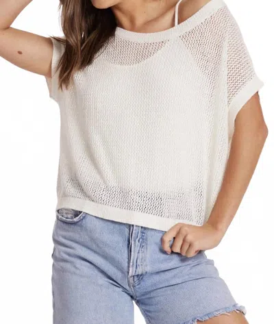 Mod-o-doc Dolman Summer Boxy Sweater In White
