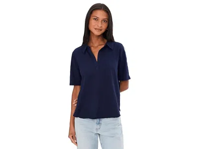 Mod-o-doc Half Sleeve Easy Polo T-shirts In Blue