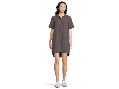Mod-o-doc Half Sleeve Swing Shirt Dress