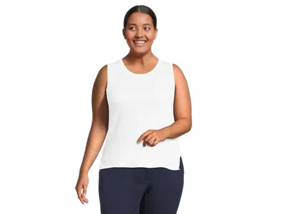 Mod-o-doc Hi-lo Shell Sweater In White