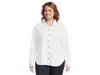 Mod-o-doc Long Sleeve Button Down Overshirt In White